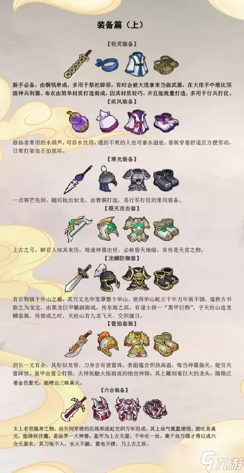 《封神让我来》装备一览