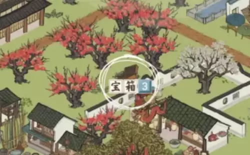 七狸山塘宝箱位置3