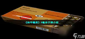 和平精英9毫米子弹介绍