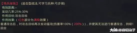 《率土之滨》钝兵挫锐战法解析
