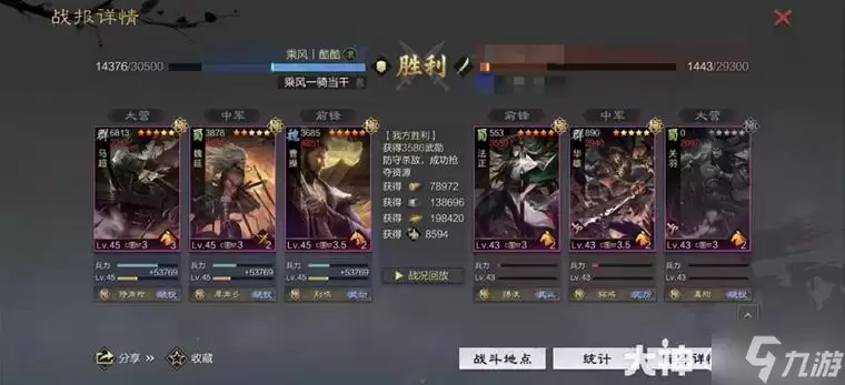 《率土之滨》当前版本10大强力队伍