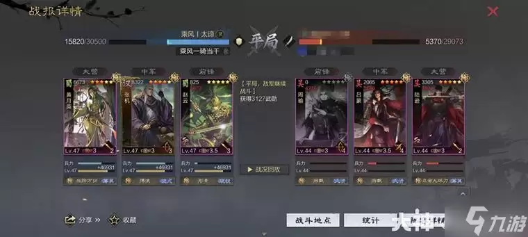 《率土之滨》当前版本10大强力队伍