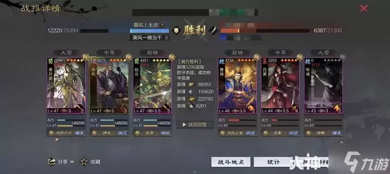 《率土之滨》当前版本10大强力队伍