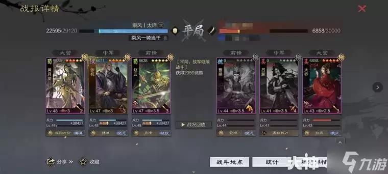 《率土之滨》当前版本10大强力队伍