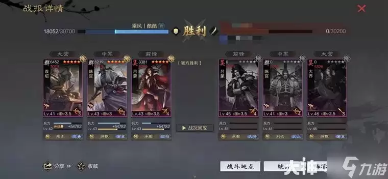 《率土之滨》当前版本10大强力队伍
