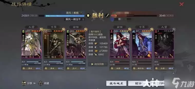 《率土之滨》当前版本10大强力队伍