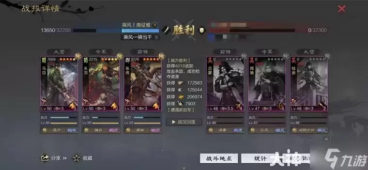 《率土之滨》当前版本10大强力队伍