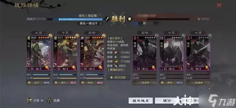 《率土之滨》当前版本10大强力队伍