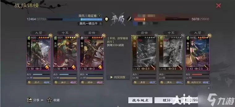 《率土之滨》当前版本10大强力队伍