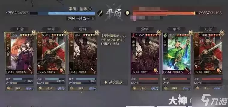 《率土之滨》当前版本10大强力队伍