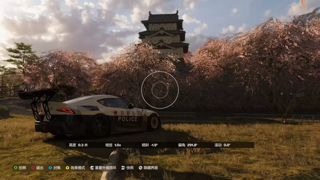 《极限竞速:地平线6》弘前城照片拍摄位置分享