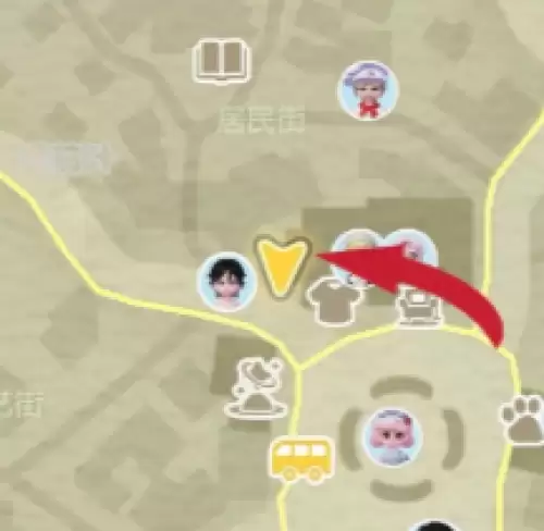 心动小镇拼合街市表情泡泡位置分布图2 心动小镇拼合街市表情泡泡位置分布图2